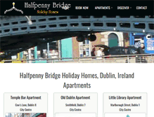 Tablet Screenshot of halfpennybridge.ie